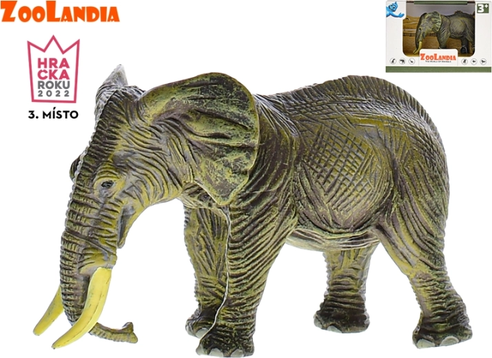 Zoolandia słoń – realistyczna plastikowa figurka 11 cm
