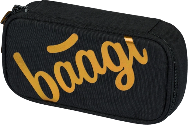 Szkolny piórnik etui Baagl Metallic Bronze