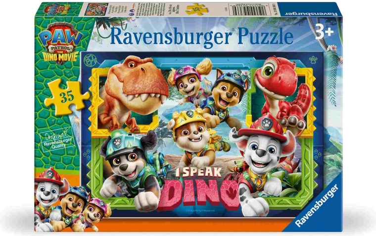 Ravensburger Psi Patrol: film o dinozaurach – puzzle 35 elementów