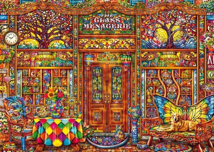 Puzzle Szklany zwierzyniec 1000 elementów SCHMIDT