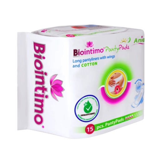 Biointimo Anion damskie wkładki higieniczne na co dzień ze skrzydełkami