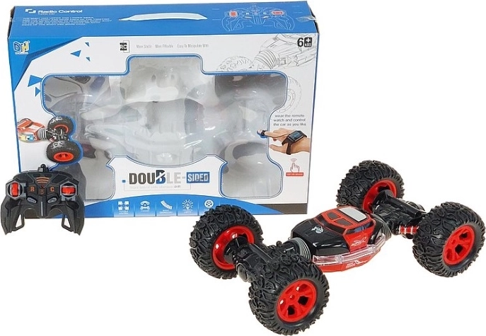Elastyczny samochód RC na pilota z napędem 4x4 i światłami LED