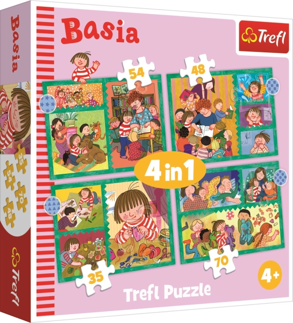 Puzzle 4 w 1 – Przygody Basi