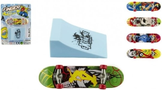Palcowy skateboard z rampą dla dzieci 10 cm