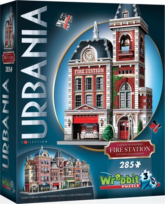 Wrebbit 3D puzzle Urbania strażacy 285 elementów