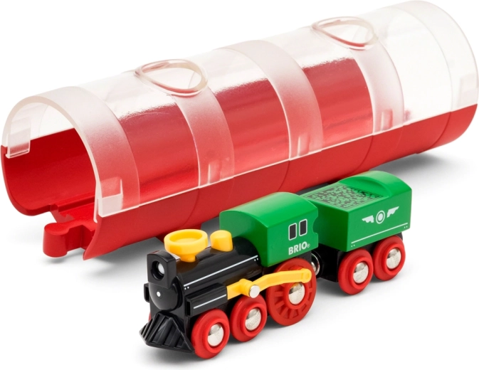 BRIO World tunel i pociąg parowy
