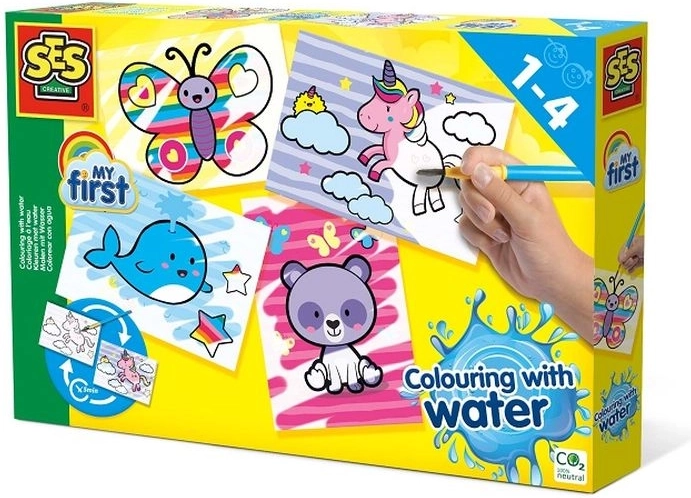 SES Creative My First malowanie wodą – zwierzątka