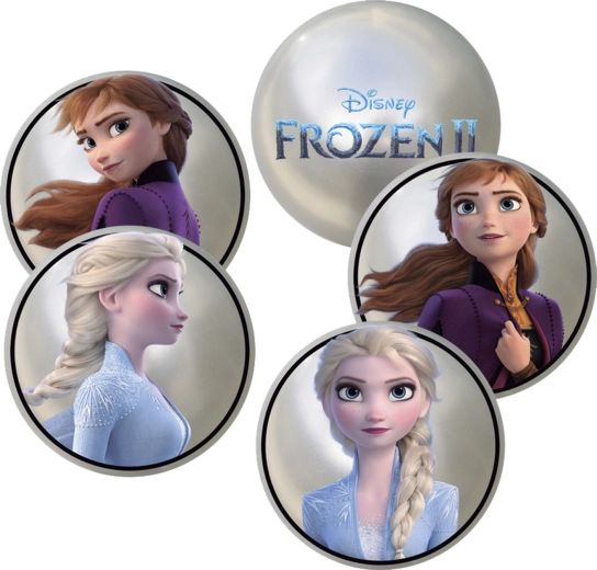 Piłka Disney z motywem księżniczek 10 cm (display 12 szt.)