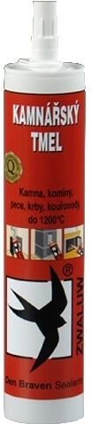 Kit kominkarski 280 ml czarny Den Braven