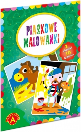 Obrazy z piasku Malarz, Koń