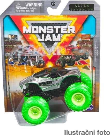 Monster Jam metalowy model monster trucka 1:64 – assort