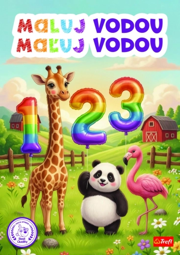 Malowanki wodne Liczby 21 × 30 cm
