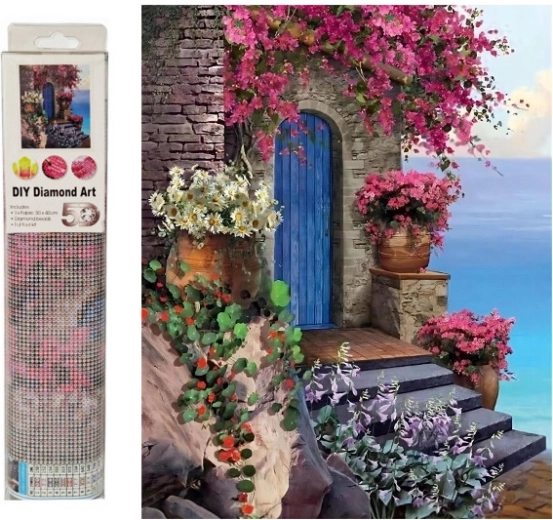 Mozaika diamentowa – Wejście do domu