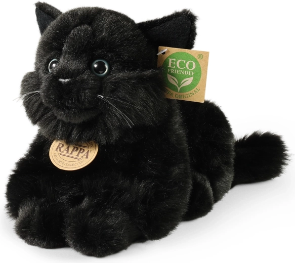 Pluszowy kot czarny 22 cm eco friendly