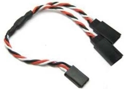 Skręcany kabel rozdzielający Y do serwa Futaba 90 cm - 1 szt.