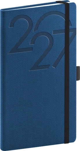 Notique kieszonkowy terminarz Ajax 2027 niebieski 9 x 15,5 cm