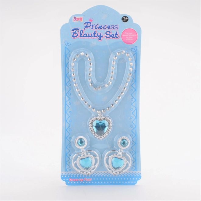 Damski zestaw biżuterii – naszyjnik i kolczyki