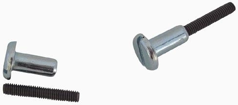 Okucie łączące 42 mm ze stali ocynkowanej, 50 szt.