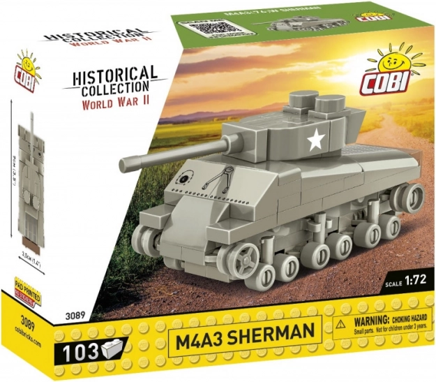 Klocki COBI Historical Collection M4A3 Sherman 1:72
