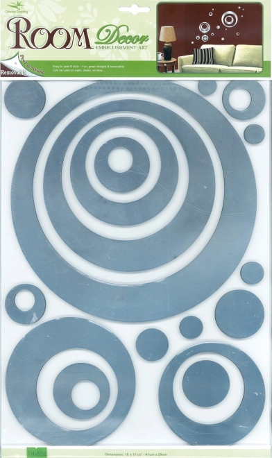 Naklejki Srebrne Kręgi Small Foot