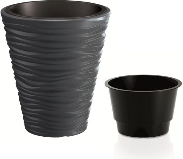 Donica Sand z wkładem 34,5 cm antracyt