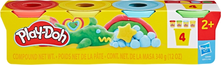Play-Doh zestaw plasteliny 4×85 g