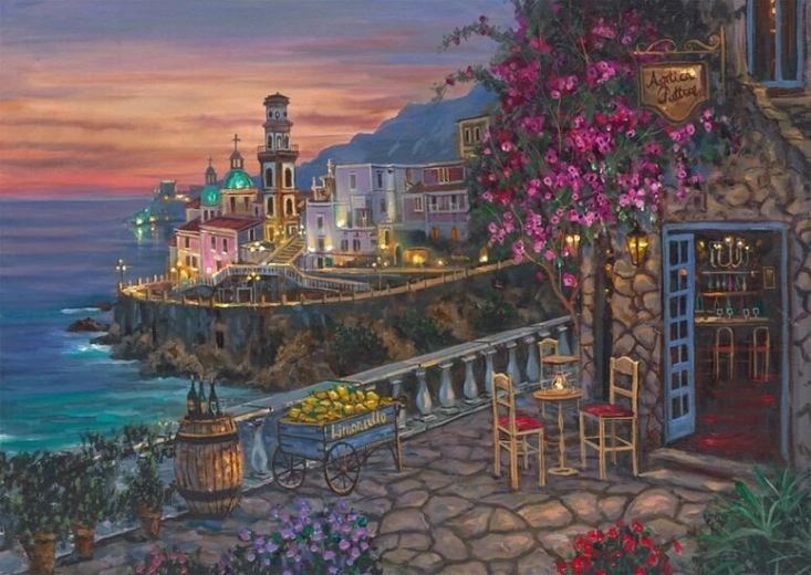 Puzzle SCHMIDT Wieczór w Atrani 1000 elementów