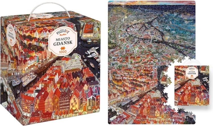 CzuCzu Puzzlove miasto Gdańsk 1000 elementów