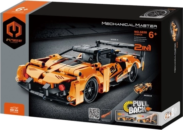iM.Master Mechanical master zestaw konstrukcyjny samochód 2w1 z napędem pull-back - 1 sztuka