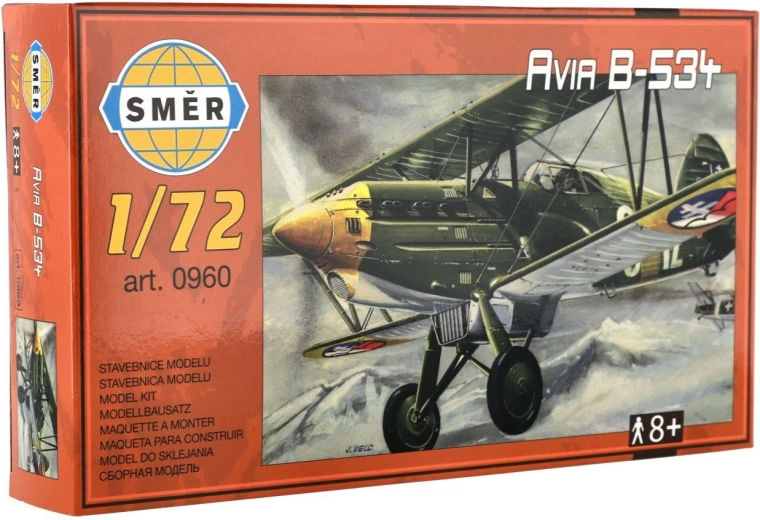 Směr plastikowy model samolotu Avia B-354 w skali 1:72