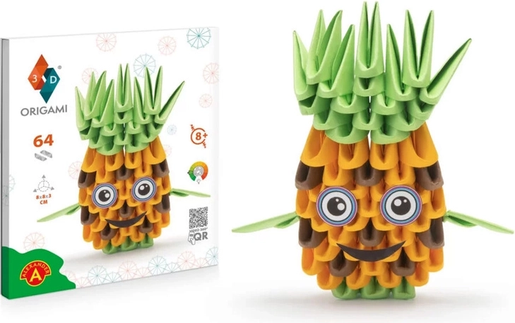 Alexander kreatywny zestaw origami 3D ananas