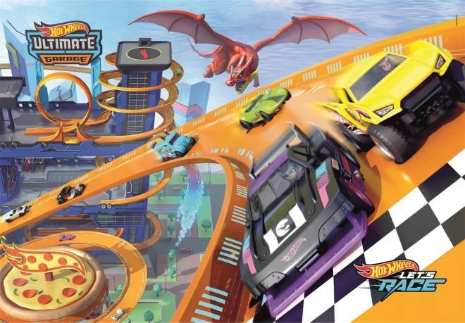 Puzzle 104 elementy HOT WHEELS – Let’s Race od Clementoni