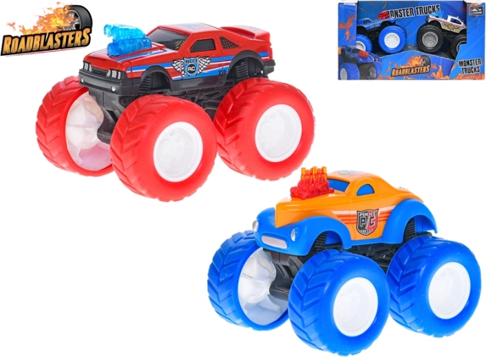 Zestaw monster trucków Roadblasters z napędem ciernym 8 cm