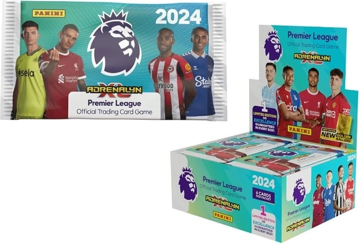 Panini Premier League 2024 Adrenalyn XL karty kolekcjonerskie – 36 saszetek