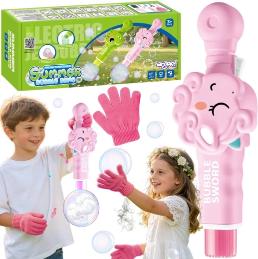 Woopie magiczny pistolet do baniek Jednorożec z dymnymi bańkami, ładowany