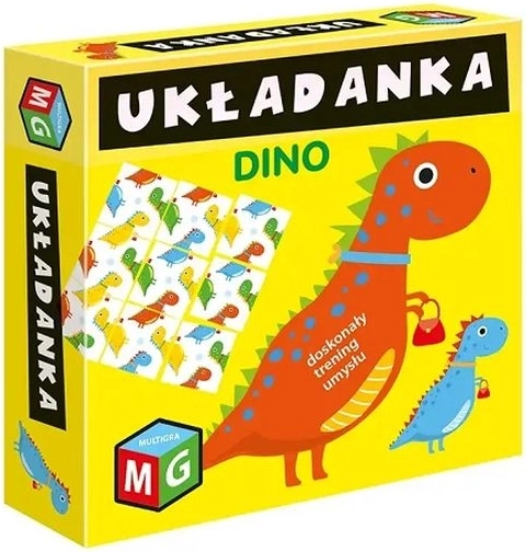 Dino obrazkowa łamigłówka 3 × 3