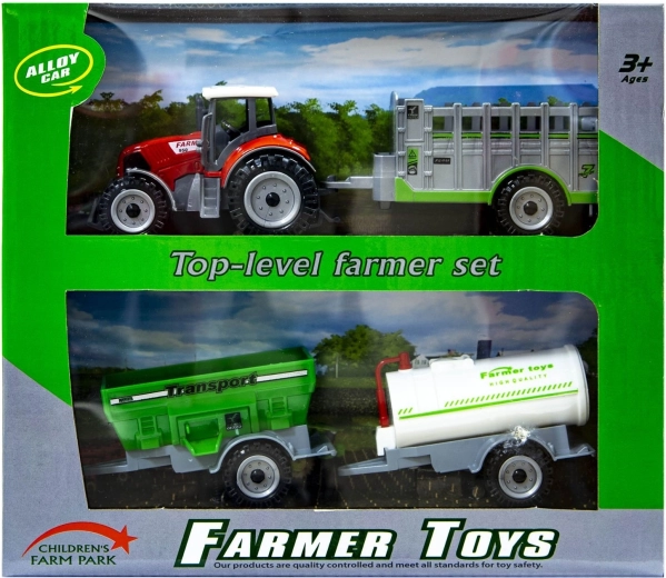 Traktor z wymiennymi przyczepami - 1 sztuka