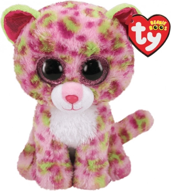 Pluszowa zabawka TY Beanie Boos – różowy lampart Lainey