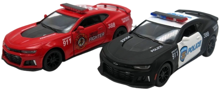 Metalowy model samochodu 2017 Camaro ZL1 policja