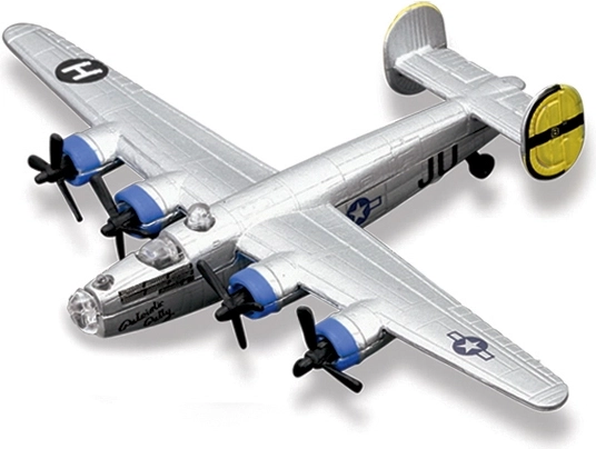 Maisto Fresh Metal Tailwinds samolot B-24 Liberator srebrny