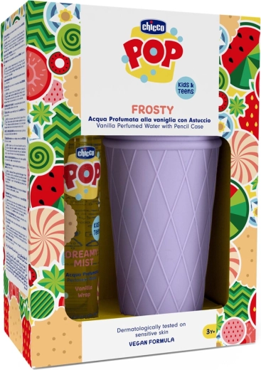Chicco POP Dreamy Mist woda perfumowana Vanilla Wrap 150 ml + piórnik lód
