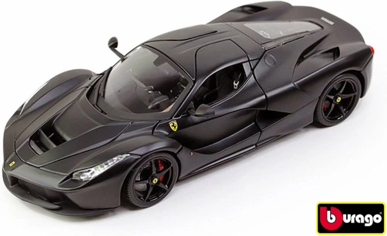 Bburago Ferrari LaFerrari matowy czarny 1:18