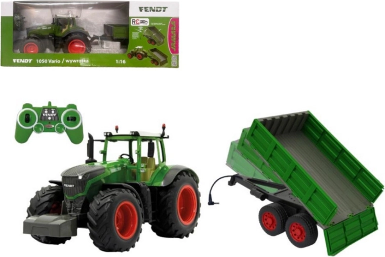 RC traktor Fendt 1050 Vario 1:16 z przyczepą Jamara