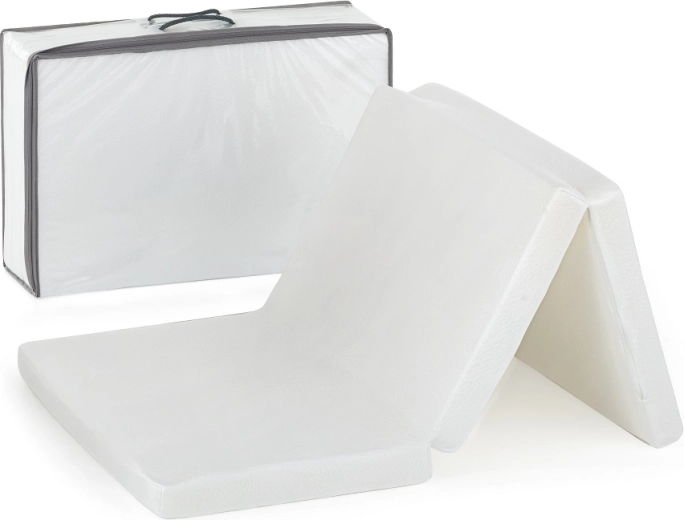 Petite&Mars podróżny składany materac Foldie White