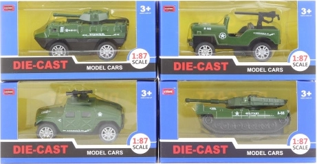 Metalowy samochód wojskowy 1:87