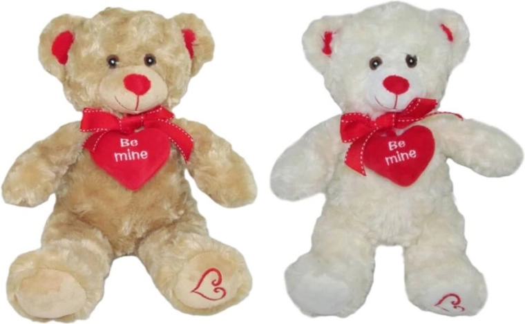 Pluszowy miś z sercem 20 cm