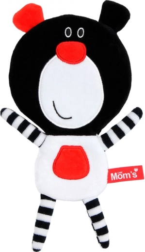 Buu miś szeleści czarno-biały