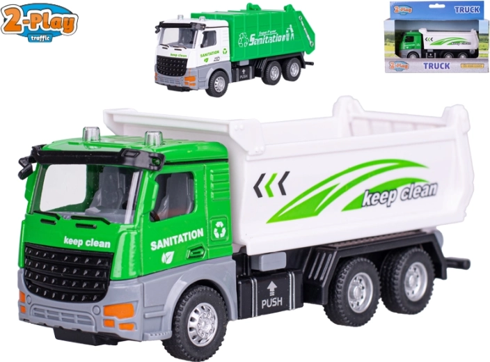 2-Play Traffic śmieciarka z napędem typu pull-back 14,5 cm