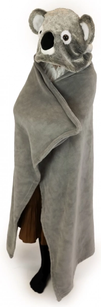 Grzewkowy koc dziecięcy z kapturem koala Cozy Noxxiez