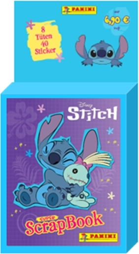 Disney Stitch super kolekcja naklejek do scrapbookingu (eko blister)